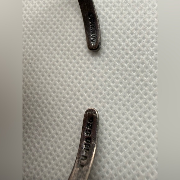 Vintage Taxco Mexico Sterling Silver Leather Cord Bracelet - Picture 5 of 6